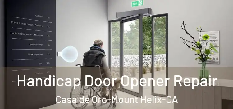  Handicap Door Opener Repair Casa de Oro-Mount Helix-CA