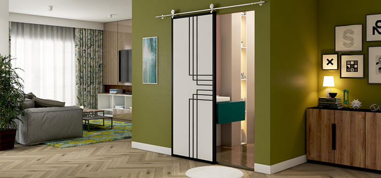 sliding bathroom door installation in Casa de Oro-Mount Helix